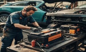 bateria de carro elétrico