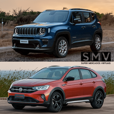 Volkswagen Nivus x Jeep Renegade 2024