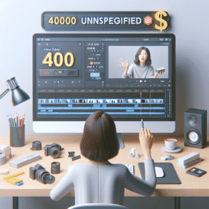 Editor de vídeo trabalhando online com salários de R$ 4.000