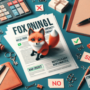 Financiamento Fox com Contrato! Nome sujo — documentos que precisa